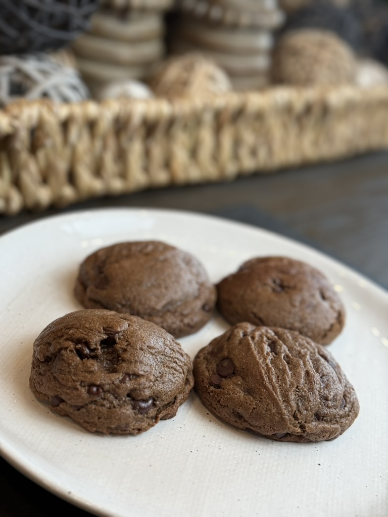 Double Chocolate Chip Cookies