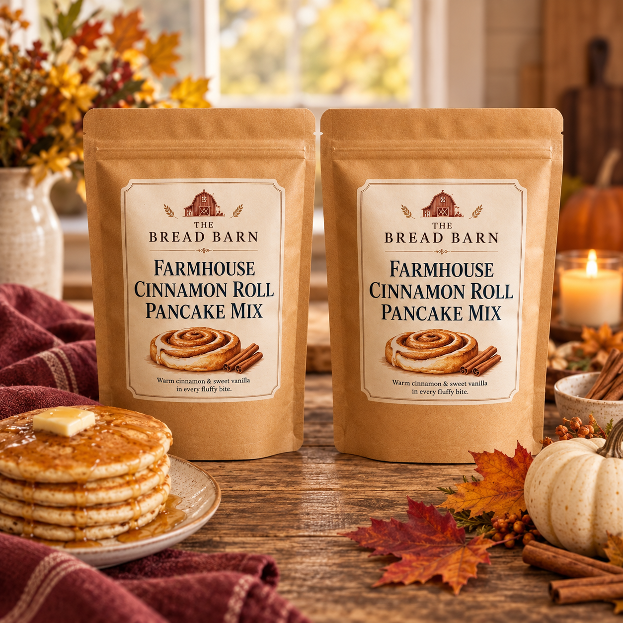 Cinnamon Roll Pancake Dry Mix — Double for Christmas pickup at The Bread Barn® in Indianapolis